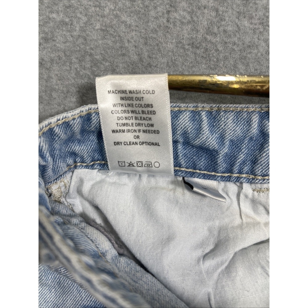 VERVET Blue Women's High Rise Raw Hem Light Distressed Jeans - Size 27 - Picture 8 of 8